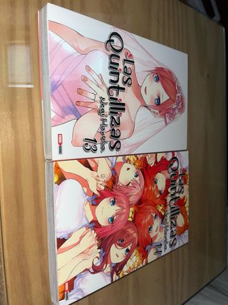 Mangas las quintillizas tomos 13 y 14