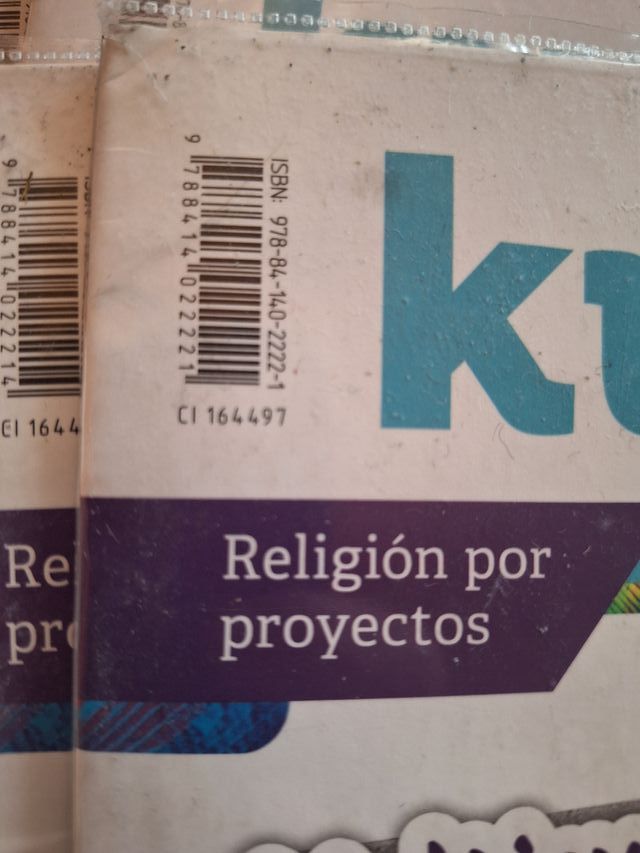 Libro texto 1º ESO. Religión. Editorial Edelvives.