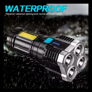 Linterna LED Recargable IP64 COB