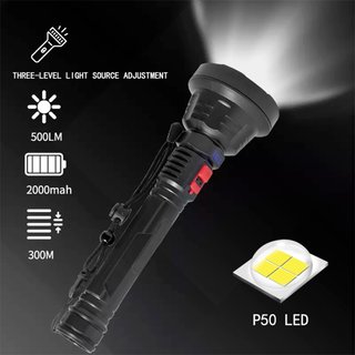 Linterna Táctica LED USB Potente
