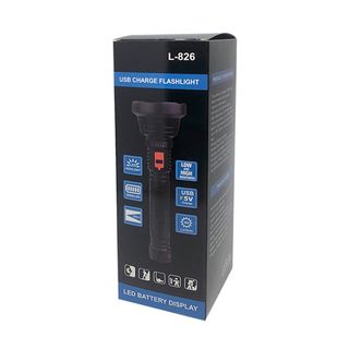 Linterna Táctica LED USB Potente
