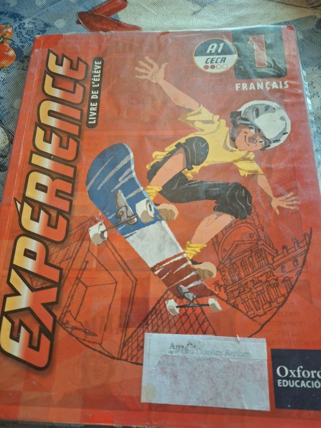 Libro texto. 1º ESO Francés. Editorial Oxford