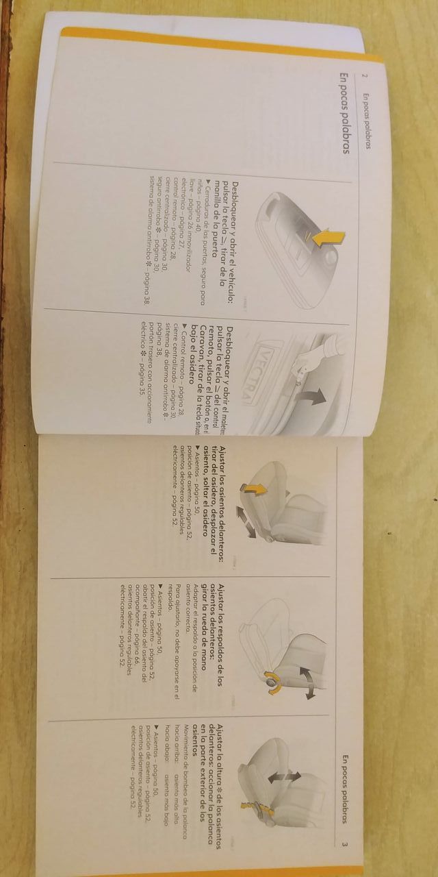 Manual de instrucciones opel vectra c