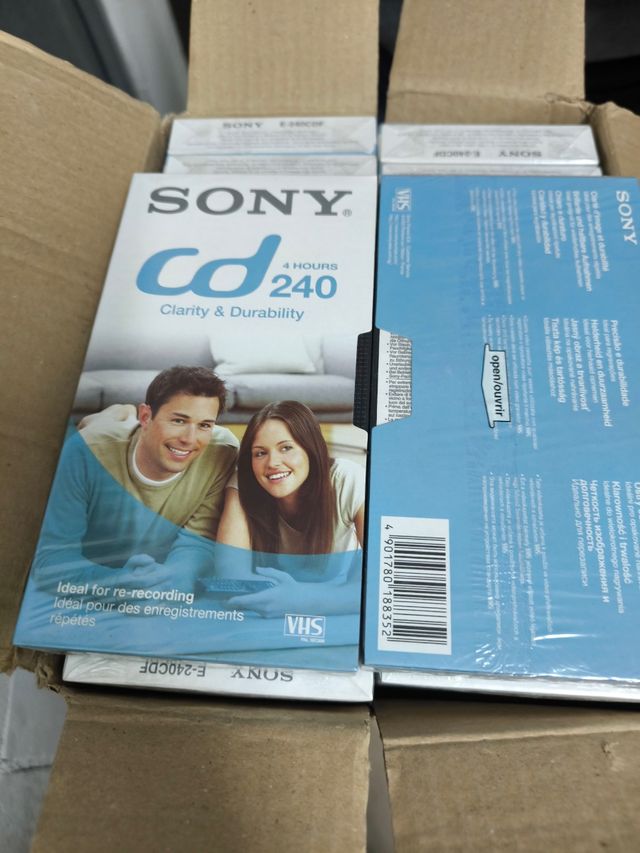 19 Cintas por 10 euros Sony sin abrir Nuevas 
