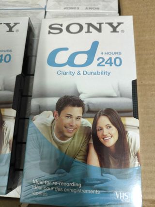 19 Cintas por 10 euros Sony sin abrir Nuevas