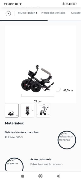 TRICICLO KINDERKRAFT AVEO MULTIFUNCIONAL