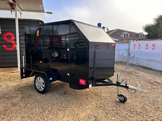 Remolque composite cerrado un eje