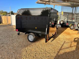 Remolque composite cerrado un eje