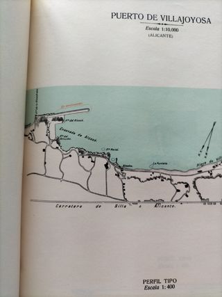 Plano mapa puerto Villajoyosa 192