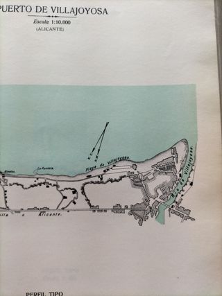 Plano mapa puerto Villajoyosa 192