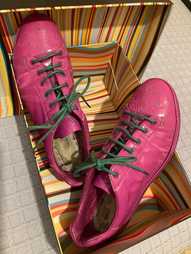 Zapatillas charol fucsia Paul Smith