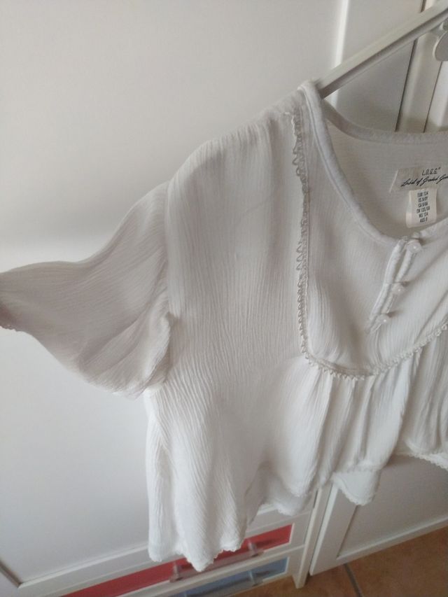 Camisa manga corta H&M talla 8/9