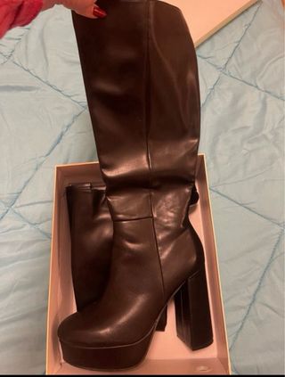 Stivali tacco alto donna n.40