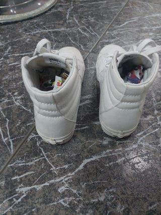 Bambas vans altas blancas