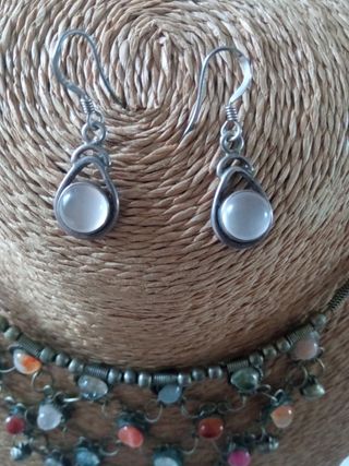 Collar y pendientes plata 