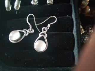 Collar y pendientes plata 