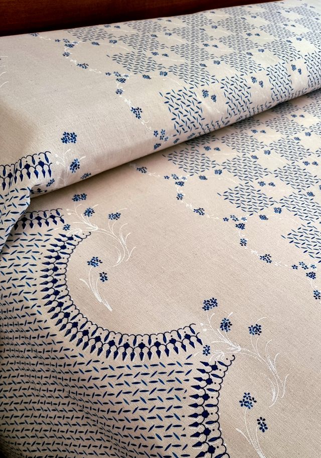 Copriletto matrimoniale vintage anni 60