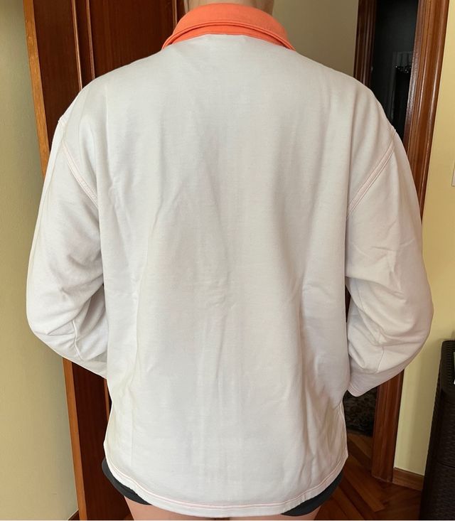 Chaqueta boomerang con cremallera