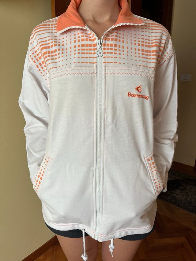 Chaqueta boomerang con cremallera