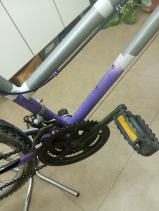 Bicicleta de 24 pulgadas de 18 velocidades.