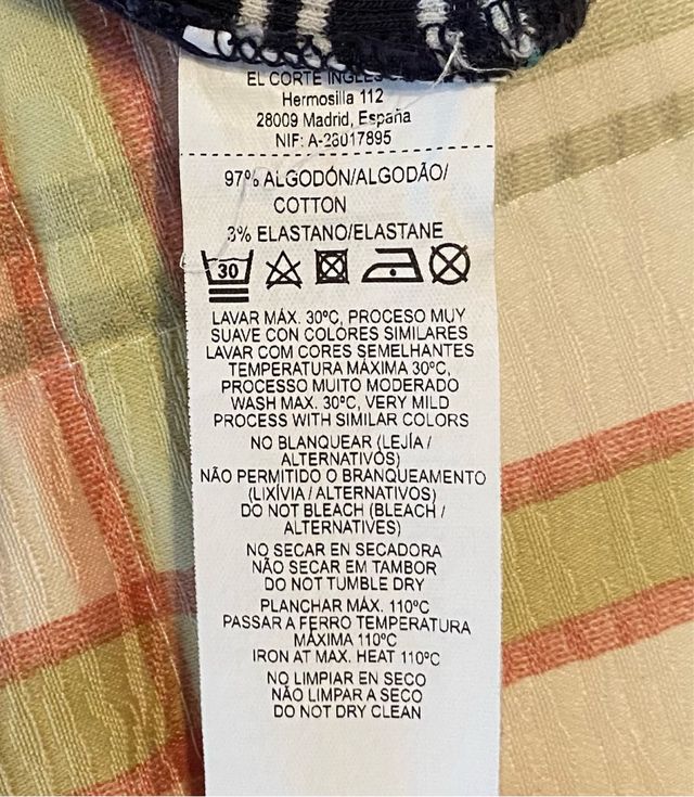 Camiseta tirantes multicolor rayas