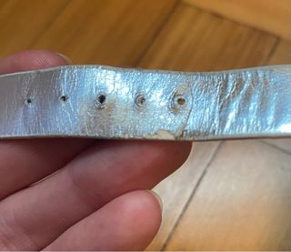 Sandalias plateadas fiesta