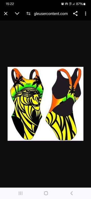 Bañador de competición/entrenamiento talla xs.