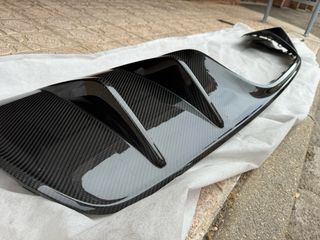 Difusor trasero Porsche Cayenne Coupe Turbo Gt