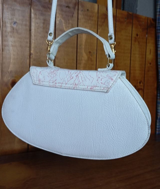 Borsetta in pelle Vintage Bianca