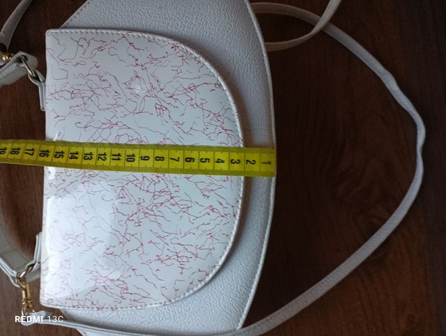 Borsetta in pelle Vintage Bianca