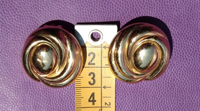 Orecchini a clip vintage firmati Grosse