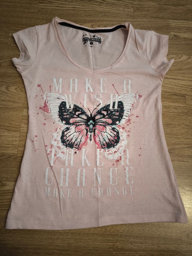Camiseta rosa