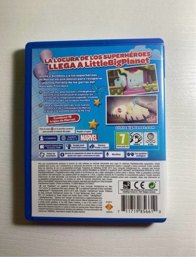 little big planet marvel super hero edition psvita