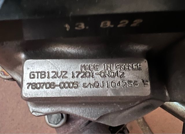 780708-0005 Turbocompresor Toyota