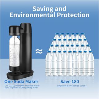 Gasificadora con botella y bombona CO2