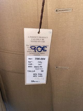 Traje de chaqueta