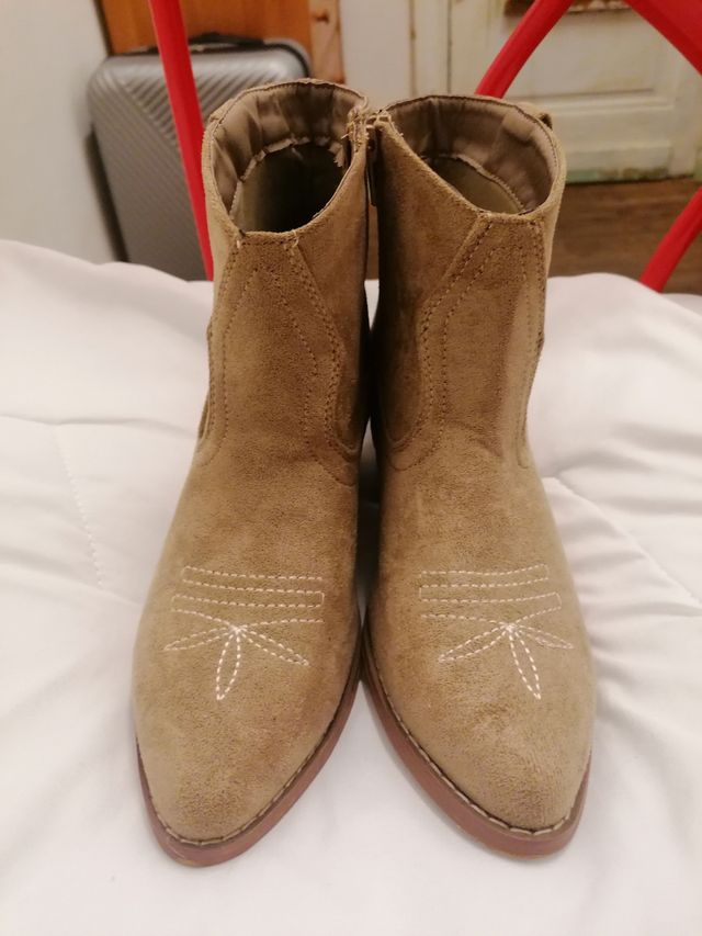 Botines beige