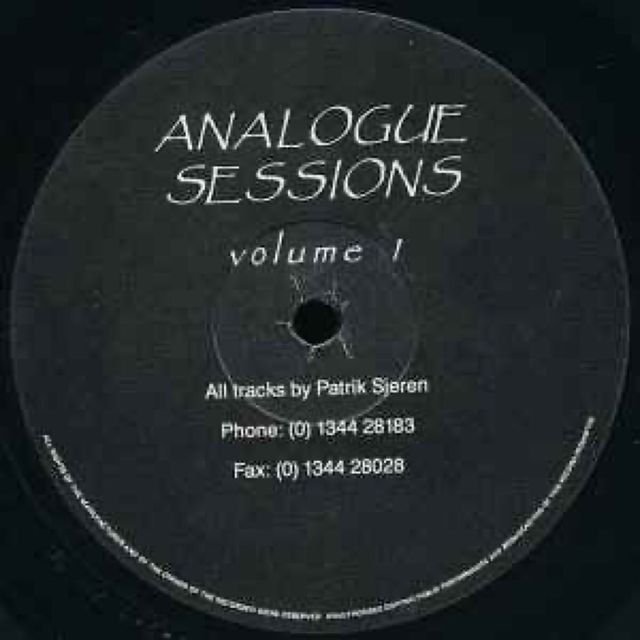 + Patrik Sjeren ‎– Analogue Sessions Volume (1995)