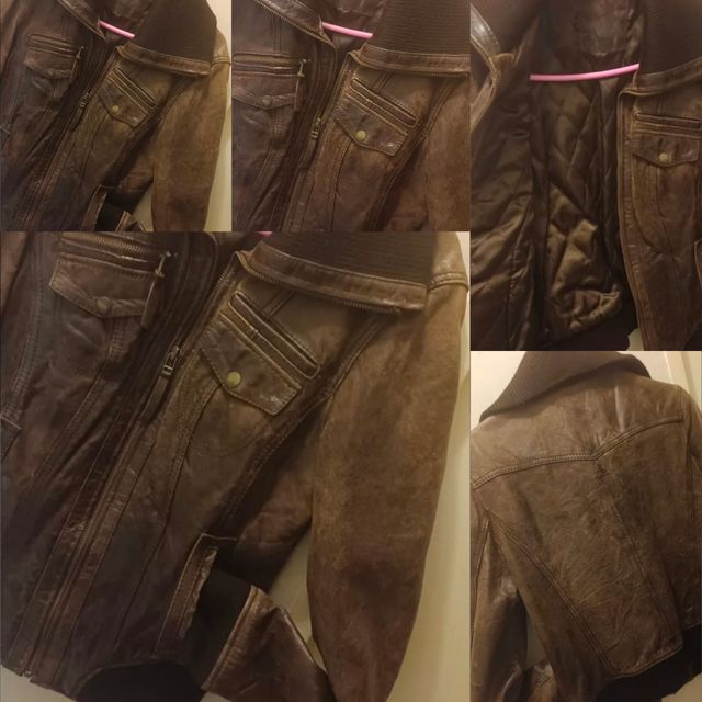 Giacca/giacca in pelle da donna/da uomo/taglia M