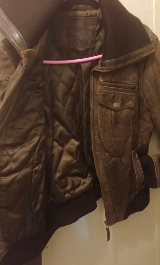 Giacca/giacca in pelle da donna/da uomo/taglia M