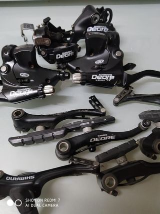 bici grupo Shimano deore funcionando