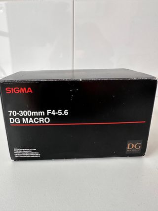 Objetivo Sigma 70300 mm
