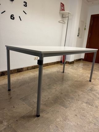 Mesa melamina blanca