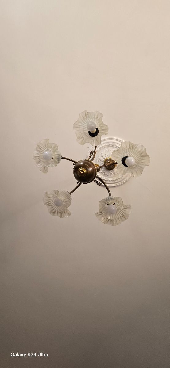 Lampadario da soffitto vintage