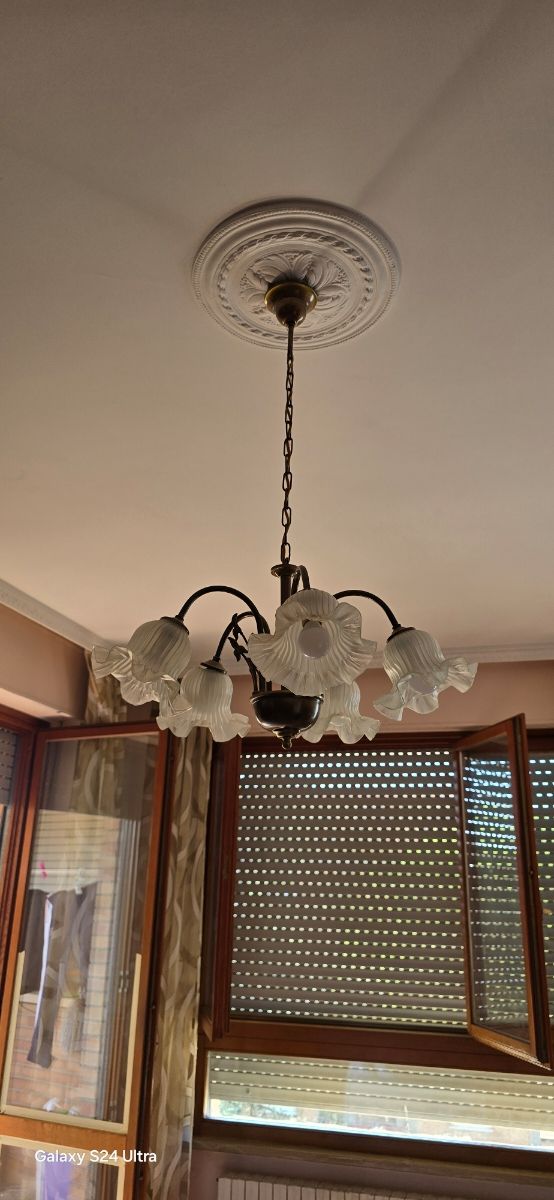 Lampadario da soffitto vintage