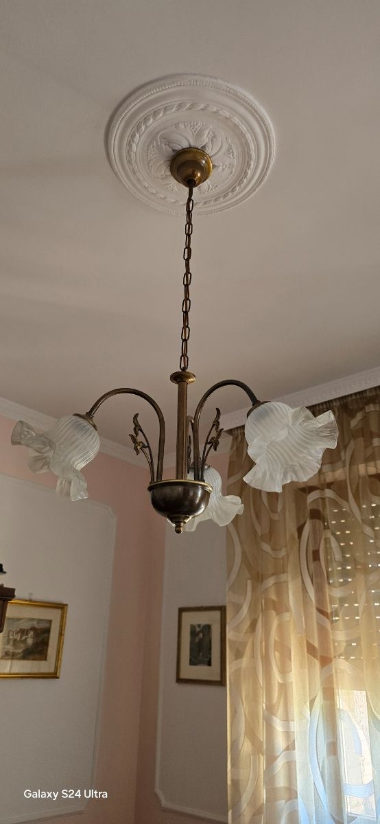 Lampadario da soffitto vintage