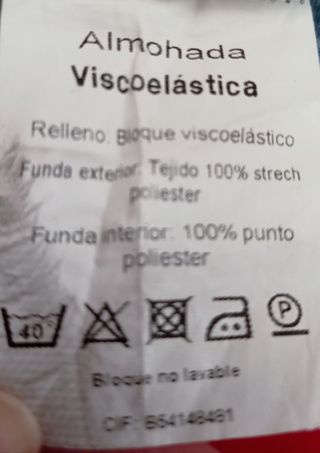 Almohada viscoelástica