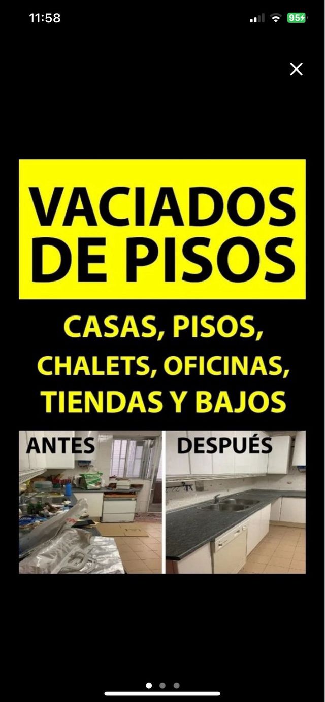 vaciado de pisos gratis