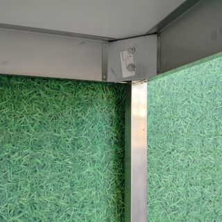 CA🍳 Mesa Central (acero) con 1 Estante