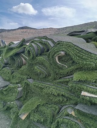 🌿 Césped artificial reciclado🌿